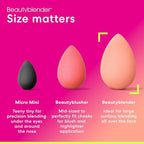 Beautyblender® | Papaya Beauty Blender Makeup Sponge, Super-Soft Foam Easily Blends Foundations, Powders & Creams, Made in USA, Reusable, Washable, Streak Free Application, Vegan, Cruelty Free