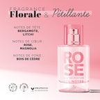 Solinotes Rose Perfume for Women, 1.7 Fl Oz/ 50 ML Eau De Parfum, Delicate Floral and Soothing Scent with Premium Ingredients - Clean Perfume, Cruelty Free, Vegan, Made in France