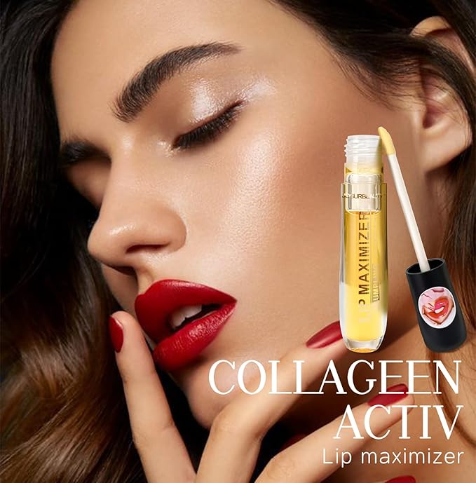 two faced lip injection extreme lip plumper gloss - hydrating lip oil & lip mask for plump, smooth lips, Hydrating & Reduce Fine Lines 5ML