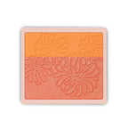 Paul & Joe Pressed Blush Palette Refill Only, Case Sold Separately, Oil-Absorbing Blush Powder, Bi-Color Face Blushes with Fitting Veil Powder, Yellow and Light Orange, 10 Tropical Mimosa, 0.17 oz