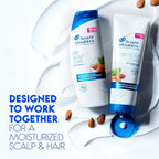 Head & Shoulders Shampoo, Daily-Use Anti-Dandruff Paraben Free Treatment, Dry Scalp Care with Almond Oil, 32.1 fl oz, Twin Pack