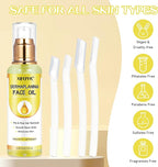 Dermaplaning Kit, Dermaplane Oil with Dermaplaning Tools, Shave Oil for Women, Softens Area Pre Shave & After Shave, Use with Face Razor, Face Shaver, Eyebrow Razor, Microblade