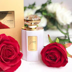 Al Haramain Junoon Rose - Luxury Arabian Perfume for Women - Floral Fragrance with Notes of Cherry Blossom, Bergamot, Rose, Suede, Amber - Arabic Long Lasting Scent - Eau de Parfum - 2.5 oz EDP Spray