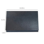 4 layers Empty magnetic Book Shaped palette （Black PU leather surface）with Depotting Spatula and 100 piece Metal Stickers
