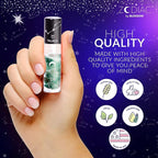 Blossom Zodiac Sign Vanilla Scented Moisturizing Roll-On Lip Gloss with Crystals + pH Technology Color Changing Crystal Strawberry Scented Lip Balm, 2 Pack Bundle, Taurus/Turquoise