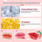 ZARICS 4 Colors Lip Tint Stain Set, Korean Gloss