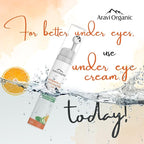 Vitamin C & Cucumber Under Eye Cream Gel Roll on Massager For Dark circles, Puffy Eyes