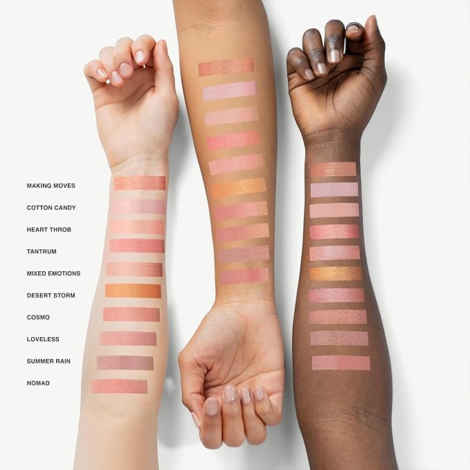 Makeup Powder Blusher - "Loveless" - 4g / 0.141 oz - Full Coverage, Natural Blush - Soft, Buildable Pink, Coral, Peach & Golden Hues - Matte & Shimmering Shades Gives Cheeks a Radiant Glow