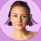 Bememo 40 Pieces Soft Curlers Hair Rollers Pillow Rollers for Hair Satin Sponge Curlers to Sleep in Overnight Heatless No Heat for Long Short Foam Rag Large Styling Tools(Purple)