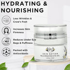 Revitalizing Under Eye Cream, Under Eye Brightener with Plant Based Actives that Boosts Collagen, Eye Cream for Dark Circles Diminishes Fine Lines and Creates Firm Radiant Skin, Eye Cream Anti Aging