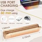 Upgrade Facial Hair Removal for Women, Rechargeable Hair Removal Device, Painless Face Electric Razor/Shaver for Lip, Arms, Face, Peach Fuzz (Coppery)