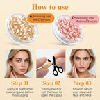 HKH Vitamin C & Retinol Serum for Face - Vit C Oil Capsule with Niacinamide, Anti Again Vit A Night Serum Capsule for Women, Reduces Fine Lines, Even Skin Tone, Firming Skin, Moisturise (38+38 ct)