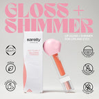 SARELLY CREATIVO LAB | Makeup Set Clear Lip Gloss + Shimmer and Shine | Beauty Vegan Skincare Make Up - Trending Lip Makeup | Apricot Honey Bourbon & Vermeil 24K