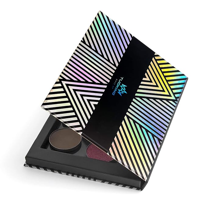 Makeup Magnetic Palette with Mirror and 20Pcs Metal