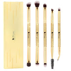 DUcare Eyeshadow Brushes Set Duo End Eye Makeup Brushes Professional Eyeshadow Brush set 5Pcs Travel Concealer Eyebrow Eyelash Eye Liners Blending