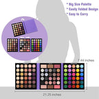 UCANBE Eyeshadow Palette with 15Pcs Brushes Makeup Set,