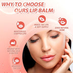 Big Brush Head Hydrating Lip Glow Oil Plumping Lip Tint, Transparent Lip Care Lip Gloss Tinted Lip Balm, Moisturizing Non-sticky Shiny Texture Lip Oil - Coconut (Clear)