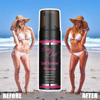 Cathy Doll Cruelty Free Sunless Tanning Mousse Natural Self Tanner Mousse Self Tanning Mousse For Fair Skin Body Face