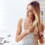 6 Pieces Mini Wet Hair Brush, Travel Detangling Brush, for Most Hair Types, with Ease Knots Without Tears or Breakage, Multicolor