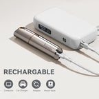 Facial Hair Remover for Women,Painless Hair Shaver Rechargeable with LED Light, Flawless Lady Face Electric Razor,The Great Female Mustache Removal (Rose Gold)