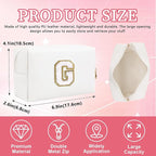 Personalized initial letter patch makeup