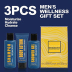 Bath and Body Gift Set for Men Body Wash Set with Fresh Ocean Scent Shower Gel, Body Lotion, Shampoo, Birthday Gifts for Men,regalos para hombre, Birthday Gifts for Him