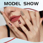 YOUNG VISION 6-Pc Liquid Lipstick & Lipliner Set, Lip Stain Tint Collection - Gourd-Shaped, Durable, Easy Glide, Nude Matte Shades Lip Contour/Lipliner Application, Gift for Women