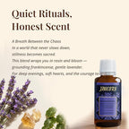 Frankincense & Lavender Botanical Massage Oil – Lightweight Face & Body Oil with Jojoba & Almond – Resin & Floral Aroma for Deep Massage, Fascia Release & Calming Rituals, 30ml (1.0 fl oz)