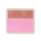 Paul & Joe Pressed Blush Palette Refill Only, Case Sold Separately, Oil-Absorbing Blush Powder, Bi-Color Face Blushes with Fitting Veil Powder, Light Beige and Pink, 06 Strawberry Chocolate, 0.17 oz