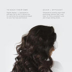 Kristin Ess Hair 1 1/4 Inch Rotating Curling Iron Pivot Wand for Beach Waves - Dual Voltage + Auto Shut Off - Long Barrel Salon Professional Hot Tool Curling Iron - Rotate + Spin to 90 Degrees