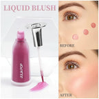 AKARY Soft Liquid Blush Makeup Lightweight, Velvet Beauty Tender Powder