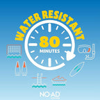 NO-AD SPF 50 Sunscreen Lotion | Hypoallergenic | Broad Spectrum UVA/UVB Protection | Water Resistant | Octinoxate & Oxybenzone Free with moisturizing Vitamin E and Aloe 16oz | Pack of 2