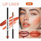 3 Colors Peel Off Lip Liner Lip Stain Tattoo Set, Removable Lip Liner Pencil Matte Finish Waterproof Transfer-proof Peel Off Lip Stick Highly Pigmented Color Lip Makeup