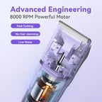 Electric Razors for Women - 4 in 1 Bikini Trimmer for Women, Waterproof Body Pubic Shaver for Womens Wet & Dry Use, Replaceable Facial & Nose Hair Trimmer, Rechargeable Hair Removal Kit, Purple