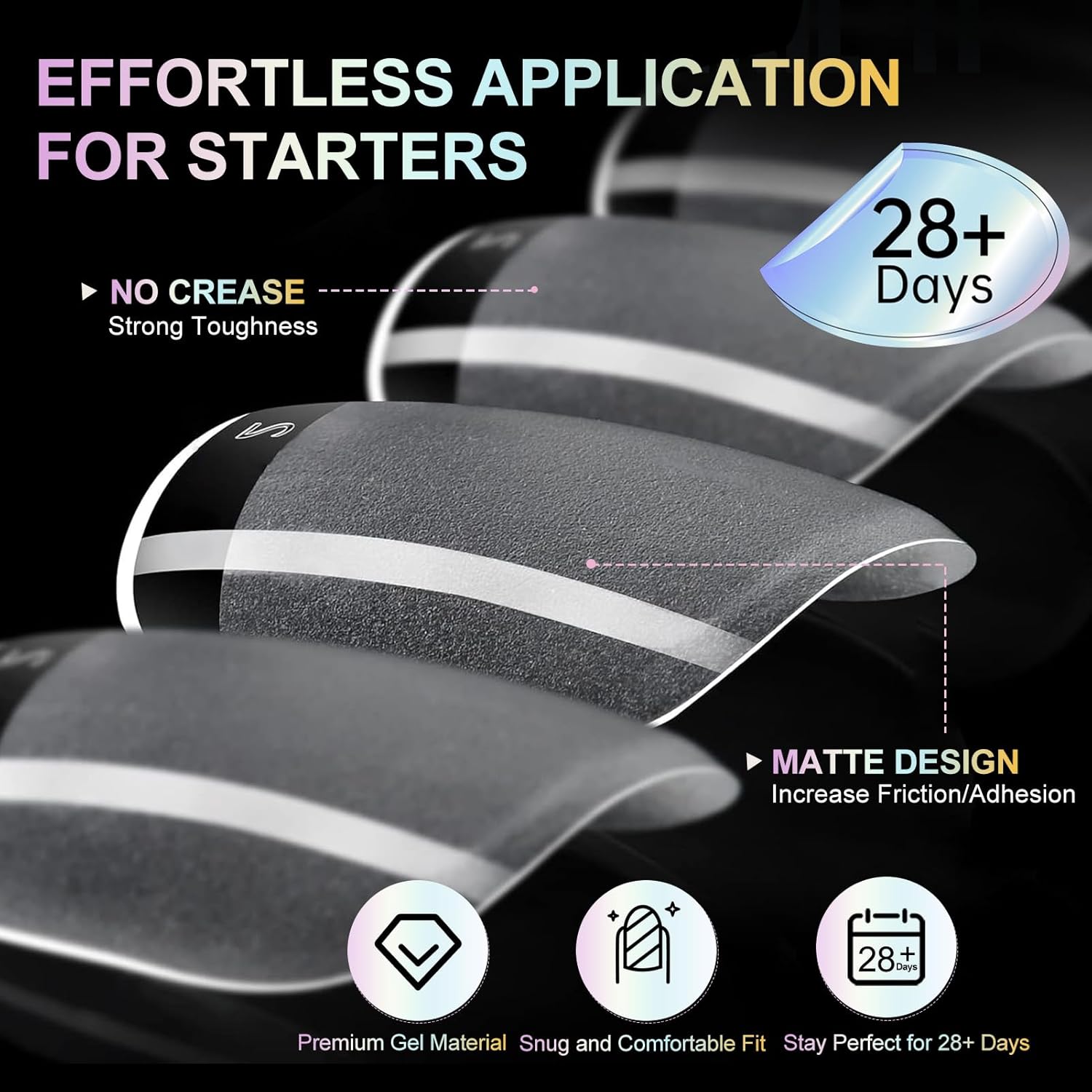 Short Nail Tips Extra Short Square Soft Gel Nail Tips 240Pcs Fake Nails Pre-Shaped Half Matte Acrylic Full Cover Clear Pre Etched Nails for Nail Extension Manicure Home DIY Salon 12 Sizes Gelly Tips