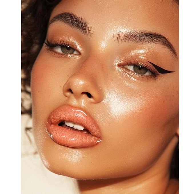 Hydrating Lip Glow Oil - Transparent Clear Plumping Gloss for Women & Girls, Color-Changing Tinted Balm, Tinta para Labios, Moisturizing Lip Care for Daily Use (Crystal, 1 pcs)