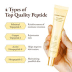 Honey Bee Collagen Fine Line Firming Eye Cream for Puffiness and Bags Under Eyes w/Vitamin C, 4 Peptides & Niacinamide | Bright and Tight Under Eye Cream for Dark Circles 1.01 fl oz