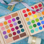 UCANBE Pretty All Set Eyeshadow Palette Holiday Set Pro 86 Colors Makeup Kit Matte Shimmer Eye Shadow Highlighters Contour Blush Powder All In One Valentine's Gift Makeup Pallet
