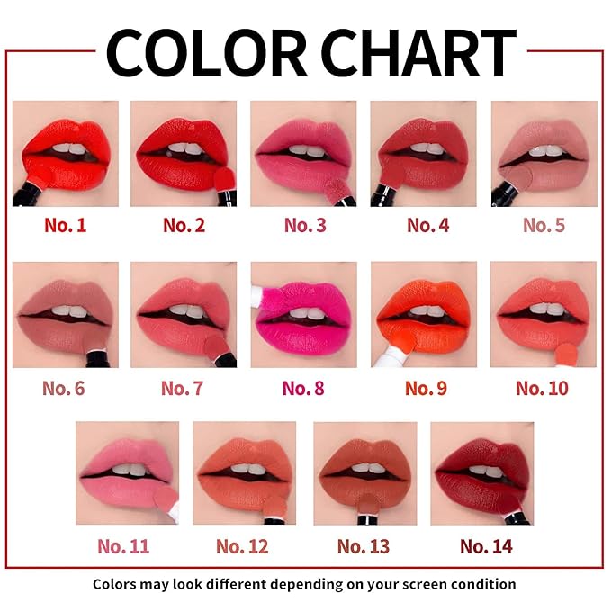 Long Lasting Lip Stain for Lips and Cheek Tint | High Pigment Color | lightweight Matte Finish | Weightless | Full Coverage | Twist Velvet Tint #8 (No.8)