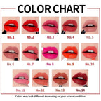Long Lasting Lip Stain for Lips and Cheek Tint | High Pigment Color | lightweight Matte Finish | Weightless | Full Coverage | Twist Velvet Tint #12 (No.12)