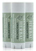 Unscented Lip Balm, Herbal Lip Balm,