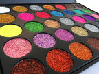 Glitter Eyeshadow New 35 Color Sequin Natural Professional Makeup Palette Mixing
