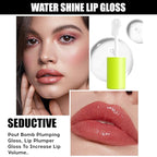 8 Colors Lip Oil Lip Glaze, Hydrating Lip Glow Oil Big Brush Head Shiny Moisturizing Lip Gloss, Long Lasting Non-sticky Fresh Transparent Tinted Plumping Lip Oil (# 05)
