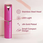 Facial Hair Removal for Women | Electric Razor Device Small Mustache Dermaplaning Remover Tools Tweezers Epilator Trimmer Face Dermaplane Shavers Beauty Gadgets Set Accessories by VISOFO (Rubellite)