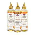 African Pride Moisture Miracle 5 Essential Hair Oils with Vitamin E (3 Pack) | Moisture, Shine, Protection, and Growth | Argan, Castor, Grapeseed, Coconut, and Olive Oil | 8 oz