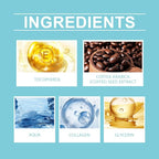 Instant Firm Eye Tightening Cream with Caffeine & Collagen & Vitamin E, Instant Firming Eye Cream, Eye Tightener Cream Travel Size 1 Fl Oz