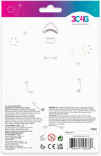 3C4G Celestial Keychain Lip Gloss, Berry Flavor, Lovely Lavender Tint with a Shimmery Finish, for Ages 8 and up by Make It Real