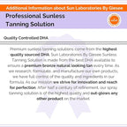 Sun Laboratories By Giesee Ultra Dark Spray Tan Solution 1/2 Gallon - Professional Sunless Tanning Spray for Airbrush Tan, Self Tanner Mist, Sun Tanning Lotion, Fake Tan