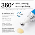 5% Caffeine Eye Serum with 360° Eye Massage Roller Eye Serum for Dark Circles & Relieve Puffiness, Reduce Wrinkles and Fine Lines, Eye Bags, Tighten Lifting Brightening Under Eye Cream-0.5 OZ