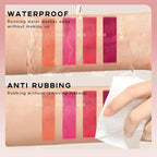 Lip Stain Marker,Nude Pink Lip Tint Stain Pen Liner,Hydrating